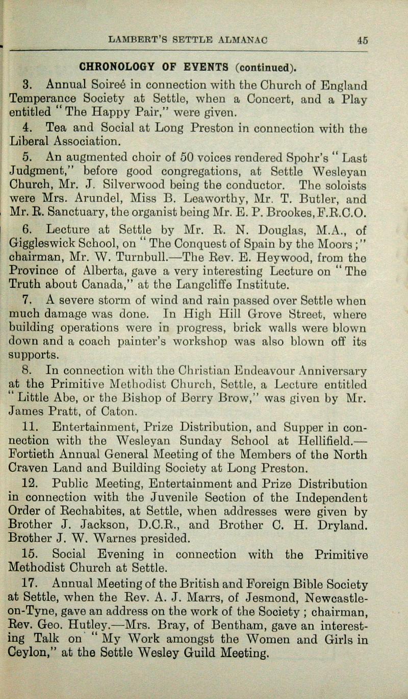 Settle Almanac 1914 - p45.JPG - Lambert's Settle Almanac 1914 - p45 -  Chronology of Events